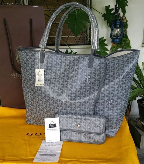 goyard saint louis gray|goyard saint louis tote price.